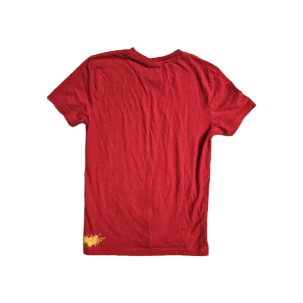 Puma Men's Small Red T-shirt Soccer Logo Crew Neck